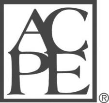 ACCREDITATION PHARMACIST & PHARMACY TECHNICIAN CREDITS CPE Consultants, LLC is accredited by the Accreditation Council for Pharmacy Education as a provider of continuing pharmacy education and