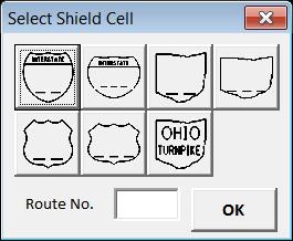 prompted to select the arrow or shield by one of the four dialogs shown