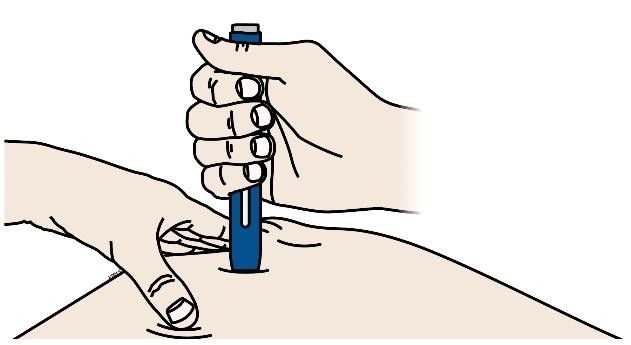 Step 3: Inject A Hold the stretch or pinch.