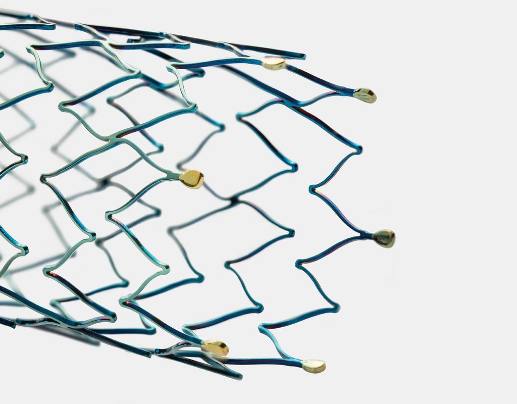 Stent designed for SFA* Multi-directional flexibility to conform to the natural vessel movement.