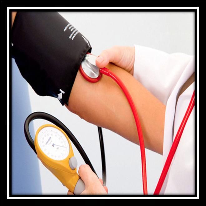 Ideally, BP is measured after the patient rests > 5 min and at different times of day. A BP cuff is applied to the upper arm.