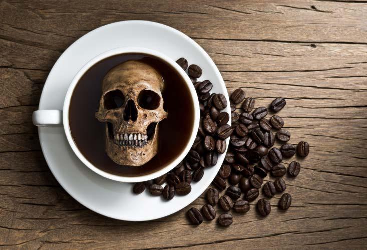 Avoid Caffeine 9 1. Cardiovascular Problems Caffeine increases heart rate, elevates blood pressure and can contribute to the development of heart disease. 2.