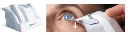 tear film. Can track therapeutic response, osmolarity may improve before symptoms do.