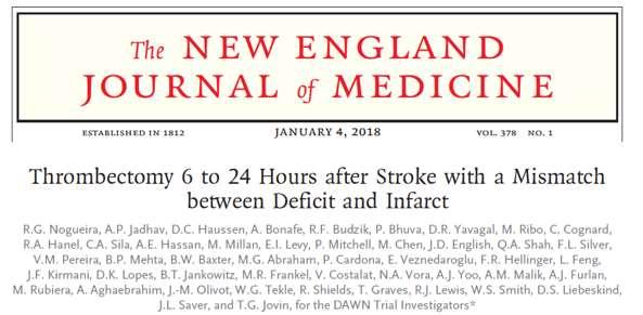 Time-window for endovascular treatment RCT:
