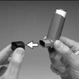 For presentations with a dose counter, each time the inhaler is activated the number on the
