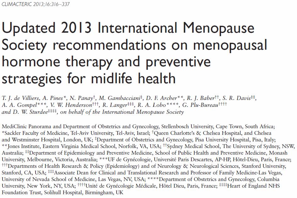 Management of osteoporosis and controversial issues: HRT and bone health 36 In postmenopausal women at risk of fracture and younger than 60 years, or