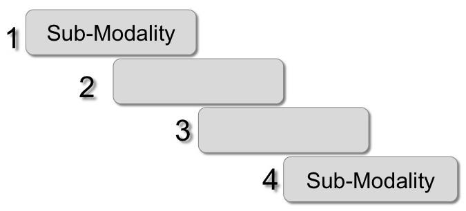 Elicit Sub-Modalities of value Y 5. Match Sub-Modalities of value X to value Y. 6.