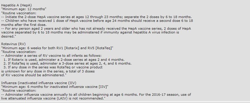 Document Title: Childhood Immunizations, 0-2 years of age Page 7 of 9 The best way to prevent flu is with a flu vaccine.