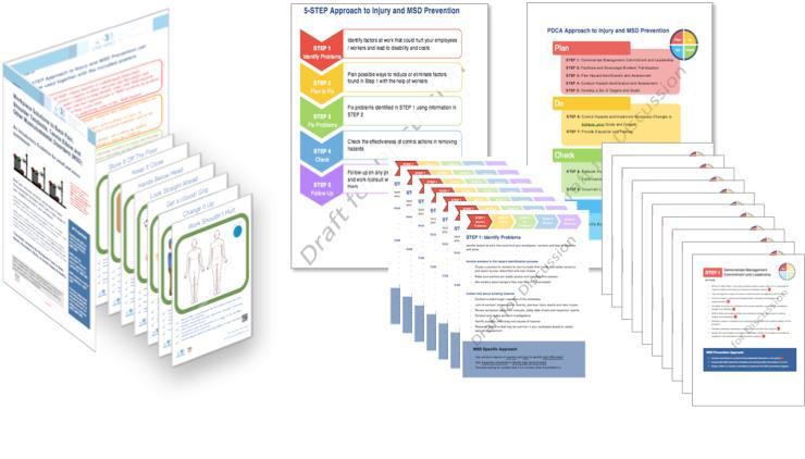 Same 5 steps in Introductory Guideline as in Basic Guideline 5 steps map onto 10 steps in Comprehensive version 3 Guideline versions
