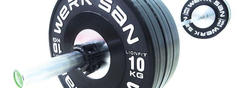 5 Werksan Bumper Advantage Strength: Our bumper plates are specially fabricated with a blend of Kevlar and rubber, designed to have an even and balanced bounce when dropped.