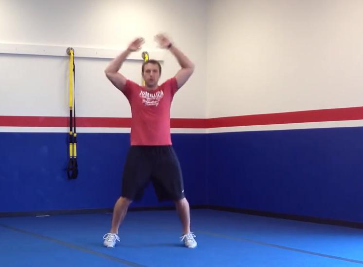 Exercise Guide Jumping Jacks Start with your feet shoulder width apart and your hands at your sides.