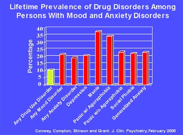 Concurrent Disorders Self Medication Substance abuse begins as a means to alleviate symptoms of mental illness Causal Effects Substance abuse may increase