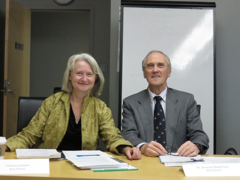 The initiative is being guided by a provincial steering committee, which is co-chaired by Corinne Schalm (left), Executive Director of the Continuing Care Branch, Health Services Division, Alberta