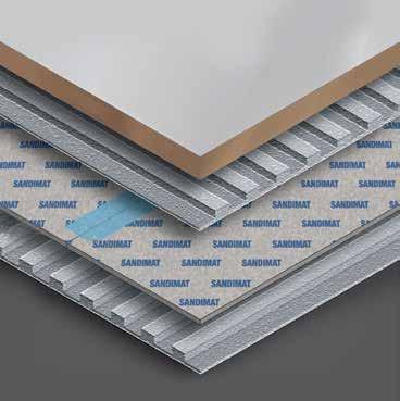 SANDIMAT will protect your tiled floor and perform to a higher standard than any other decoupling mat.