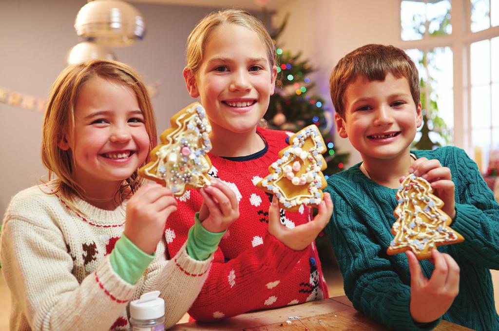 Seasonal Activities Christmas Candy Workshop For ages 6-10 years. In this workshop you will make cookies, candy melts and goodies! 72219 Thursday, Dec.20 3:45-5:00pm $35.