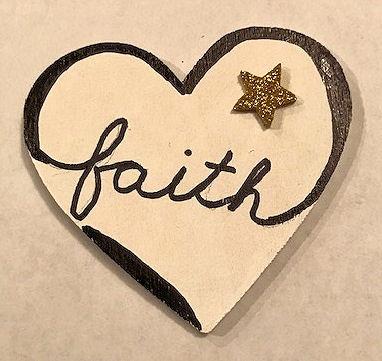 love on one side and faith on the other will be the craft project next week.
