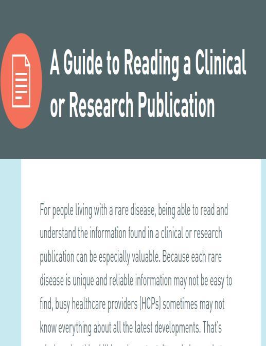 to read a clinical research