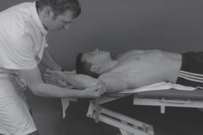 GH Labral Testing - Patient Positioning: Supine at edge of bed, appropriately undressed o Biceps Load II: Standing at the head of the bed, therapist passively abducts the shoulder to 120 deg with