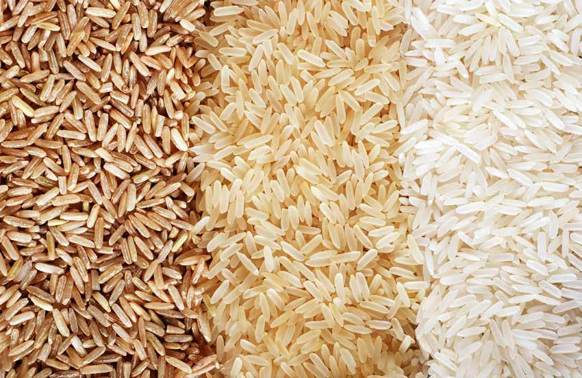 QUANTITATION OF ARSENIC SPECIES IN WHITE RICE AND BROWN RICE Rice contains a significant amount of arsenic with a high ratio of inorganic to organic arsenic.