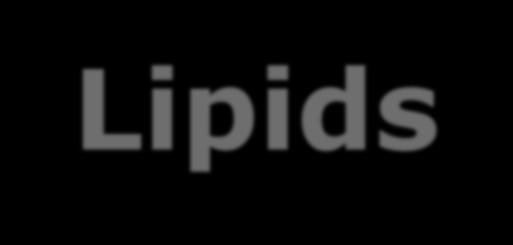 Lipids Provide 20-40 % of non protein calories Not