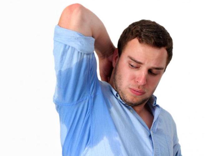 Advanced Techniques Hyperhidrosis Hyperhidrosis (excessive sweating) of the arm pits (axillae) and palms of the hands or soles of the feet can be treated with
