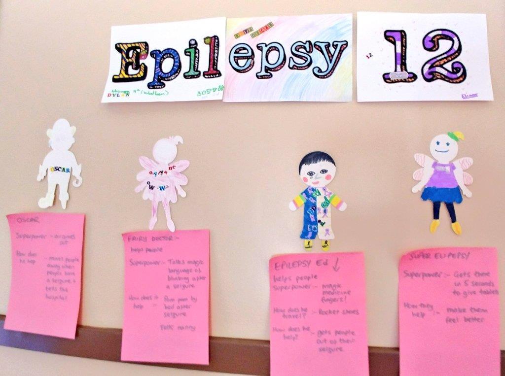 This helped them to express their views on what a superhero does to help someone having a seizure: The Fairy Doctor Her superpower is that she can talk in a magic language via blinking, since when