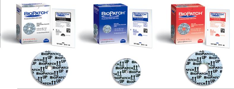 Biopatch appropriate size CVC PICC HD Cleared Indication to reduce local infections, catheter-related bloodstream infections