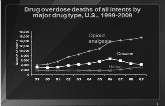 Opioid Overdose Deaths 1999-2009 Dose and Overdose Risk 1 Percent Use Ballantyne K.