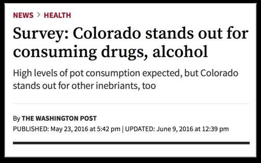 Disturbing Trends Colorado stands out