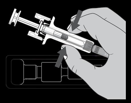 Figure 7 4 - Inspect the syringe and medicine Check the medicine through the Inspection Window.
