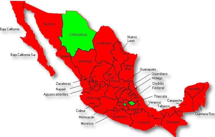 Mexican States with Confirmed Local Transmission of Zika, 2018 15 1 Confirmed local transmission No local transmission No local transmission Case count Case count 1 11 28 2 Total Confirmed