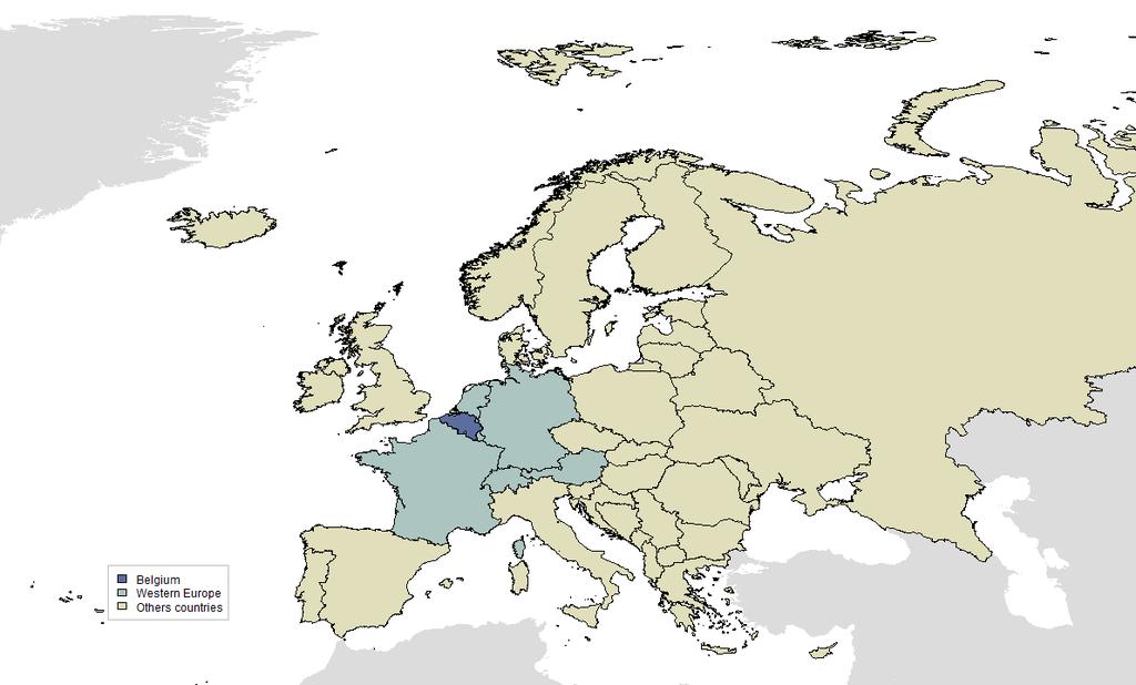 1 INTRODUCTION - 2-1 Introduction Figure 1: Belgium and Western Europe The HPV Information Centre aims to compile and centralise updated data and statistics on human papillomavirus (HPV) and related
