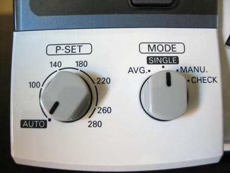 c. Set the MODE selector to SINGLE. d.