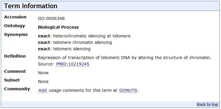 GO terms The Gene Ontology (GO) is a controlled vocabulary, a set of