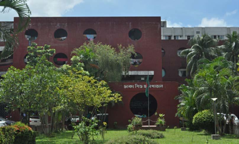 Admission at Dhaka Shishu Hospital (N=23,064) the largest