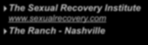 Treatment Information The Sexual Recovery