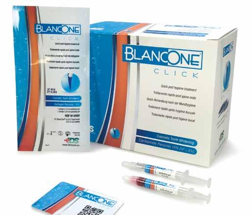 BlancOne : the tooth whitening treatment which will completely change your practice The innovative BlancOne technology has allowed to develop BlancOne, a revolutionary and unique tooth whitening