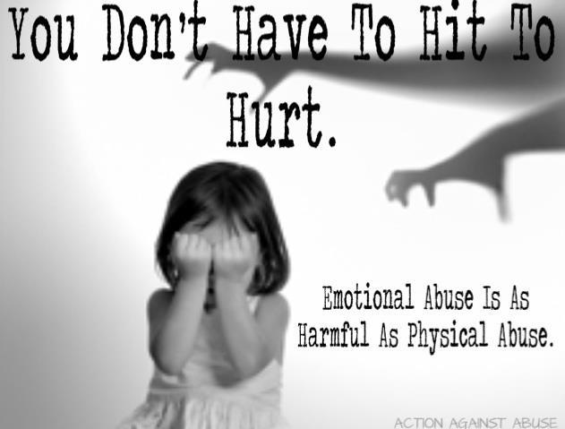 Emotional Abuse Most literature found psychological mistreatment to