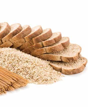 Grain Products The food belongs in the Grain Products group if: The first ingredient is a whole grain, enriched wheat flour or rice. When comparing grain products, choose the ones with more fibre.