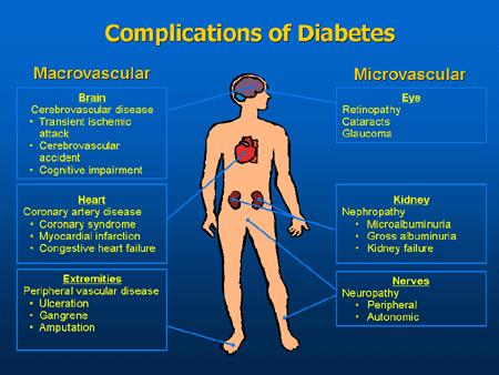While the deleterious effects of diabetes Mellitus on the retinal, renal, cardiovascular and peripheral nervous
