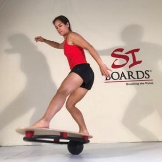 3: Knee drive board twist same and opposite side Start high and bring knee to