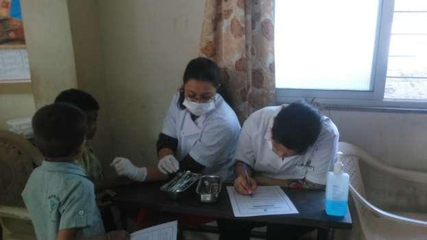 Dental check-up camp was conducted on28th March 2013 at Zilla parishad, Undri.