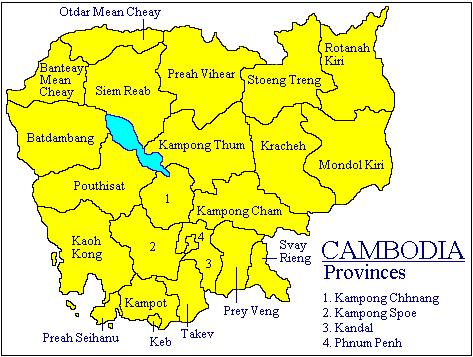 Introduction (1/2) Cambodia border with Laos PDR to the northeast, Thailand to the north and west, Vietnam to the east and south and