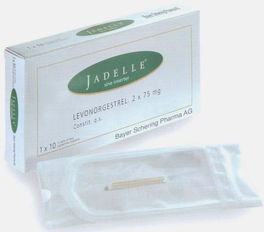 Jadelle Characteristics Long-acting 5 year reversible contraception (75 mg LNG/rod) 30-40 µg/day released daily Pregnancy rate: 0.