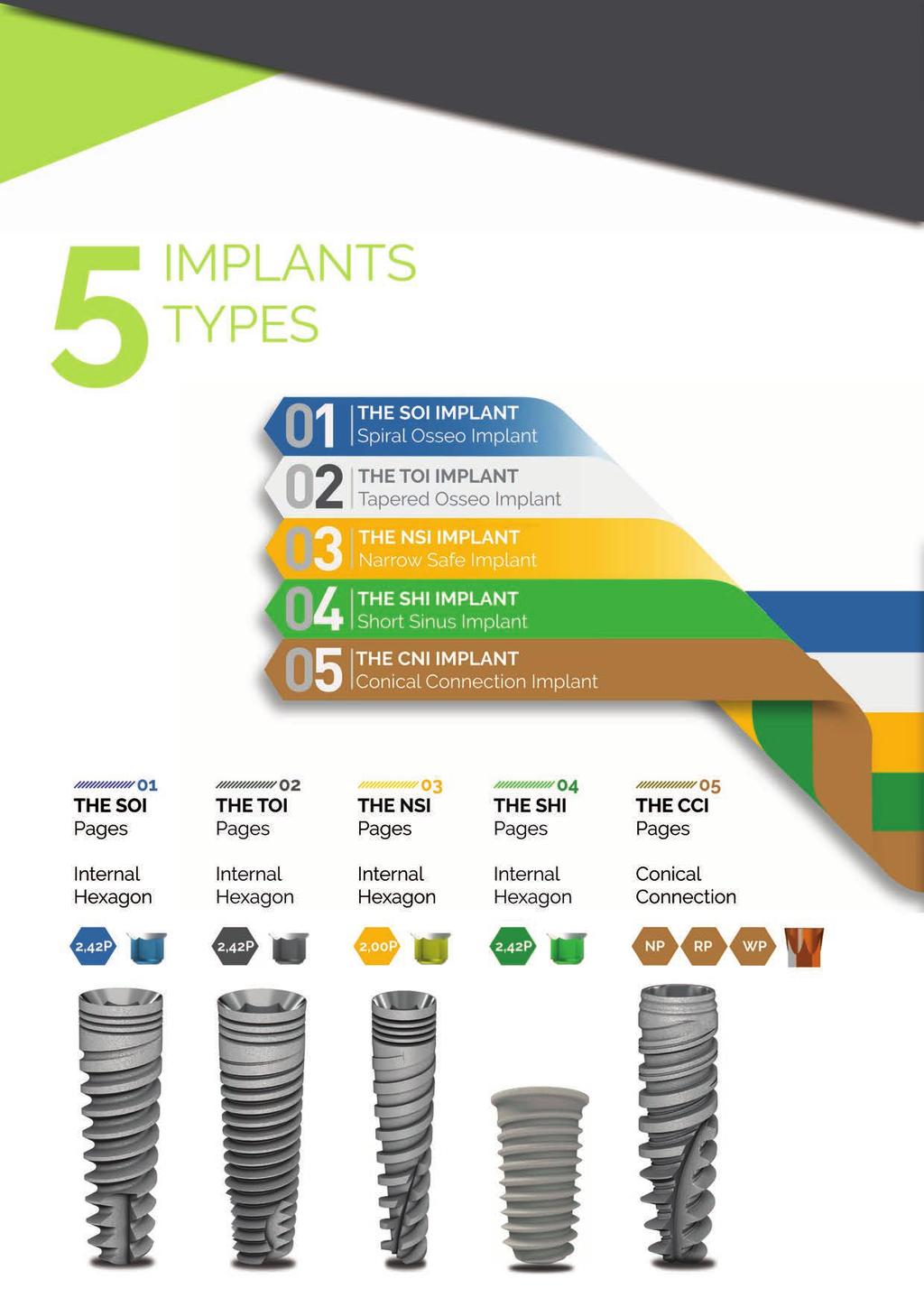 MiPRO is proud to present a wide range of implant systems, providing simple solutions for all clinicsl procedures.