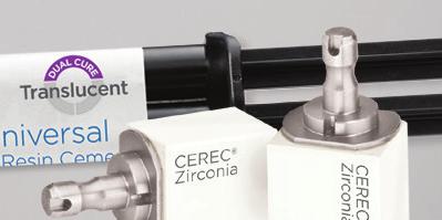 Celtra Duo CEREC Zirconia With CEREC, you can process Celtra Duo Zirconia- Reinforced Lithium Silicate (ZLS) Block quickly and