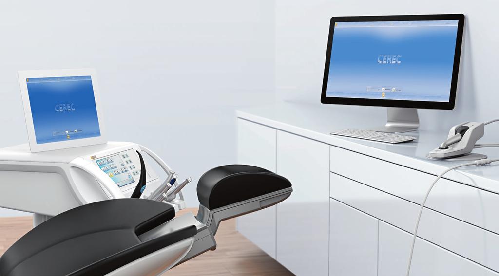 CEREC AI the integrated, ergonomic version For many CEREC users, CEREC treatment is a fixed part of the daily workflow.