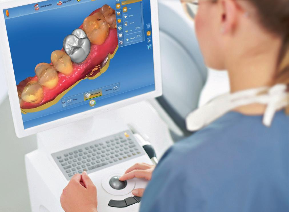 Take digital impressions with CEREC Omnicam, our small color camera. The precise 3D images in natural color make scanning easier, more intuitive and more ergonomic than ever before.