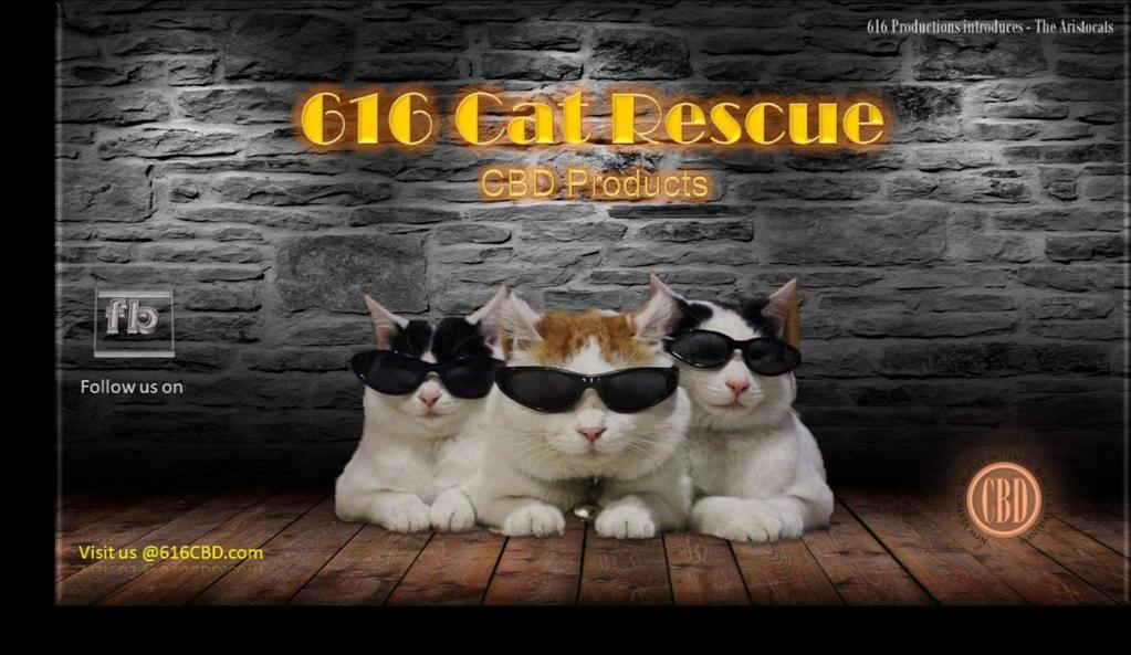 616 CBD Cat Rescue 12pk 20mg WHSL (12 single units in one box) $96.