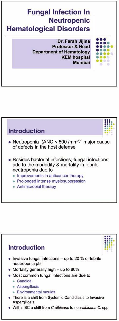 Fungal Infections in